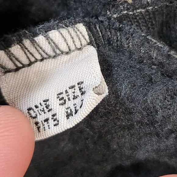 VTG Blue Fish Womens OS One Size Hand Painted Organic Cotton Button Shirt Jacket - Picture 16 of 16